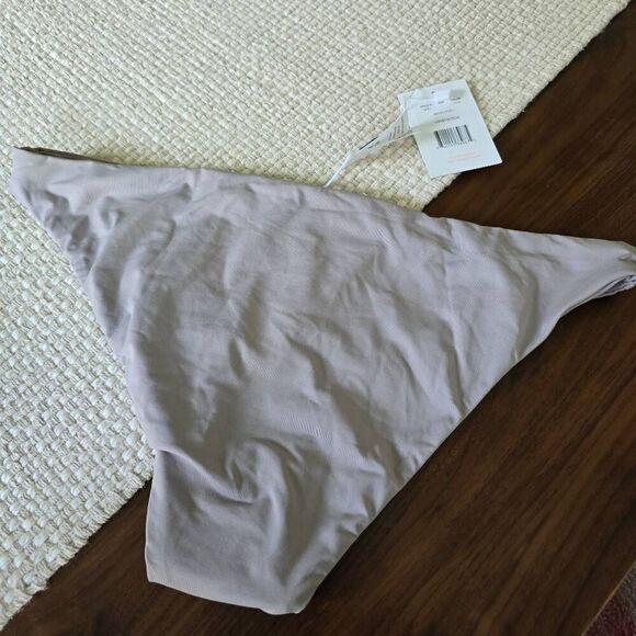 Andie Cheeky Swim Bottoms Women's Large Stone Gray Lined Summer Beach Preppy - Picture 5 of 5